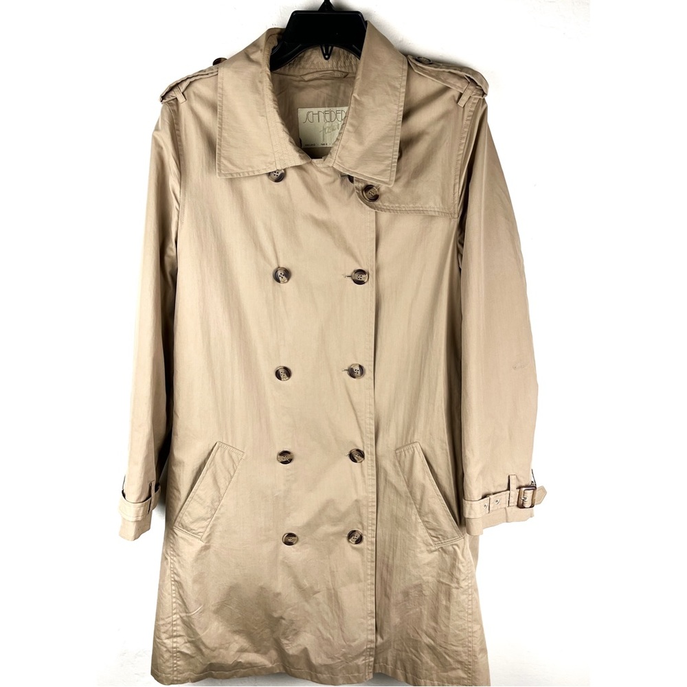 Vintage Schneider Trenchcoat Size 40 / 10 Women coat jacket